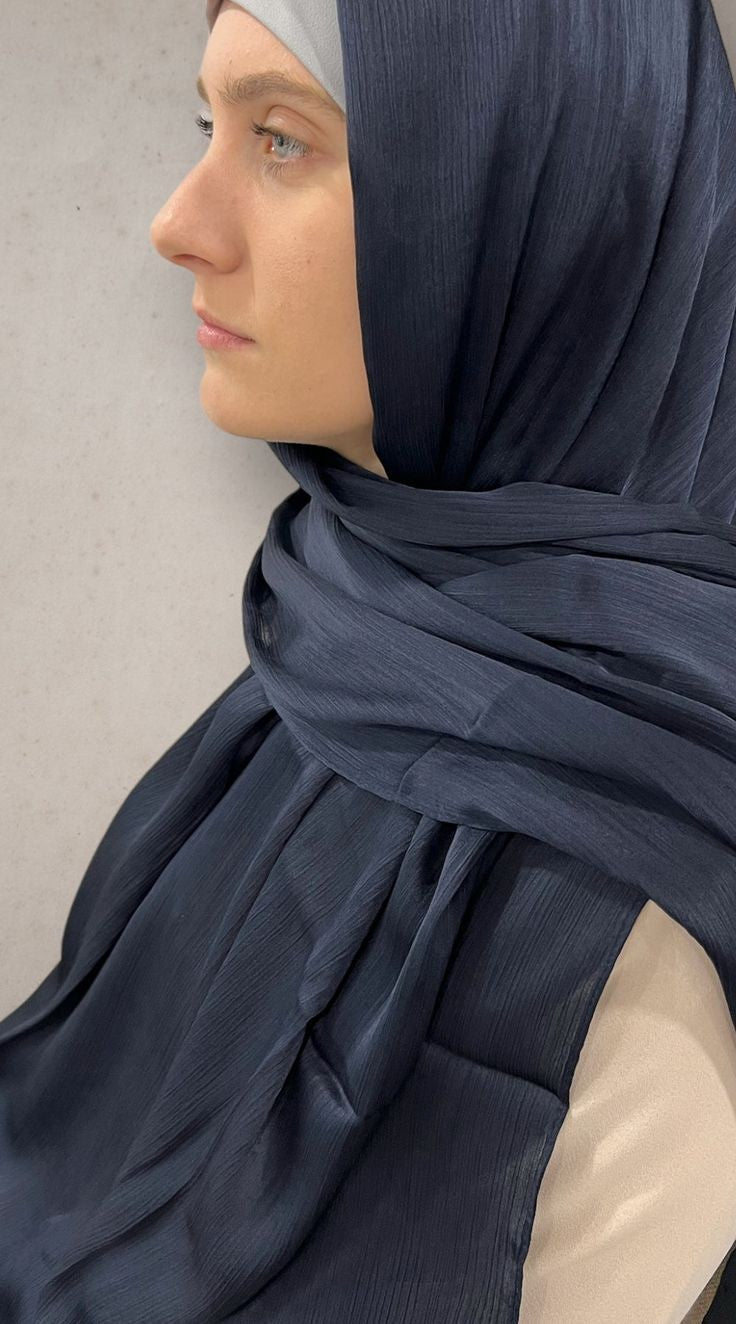 Crinkle Silk Hijab