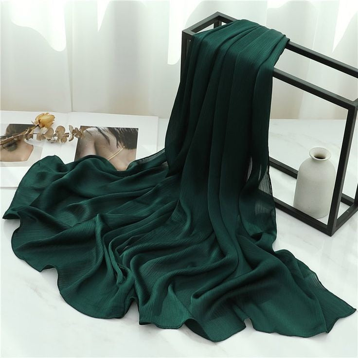 Crinkle Silk Hijab