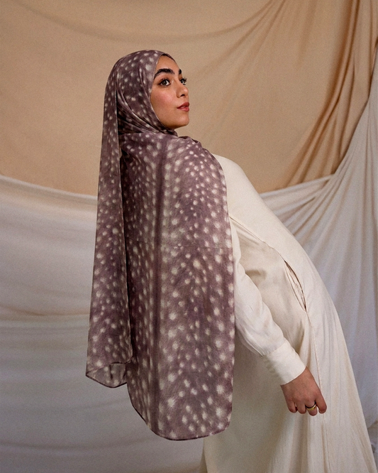 Deer Print Hijab