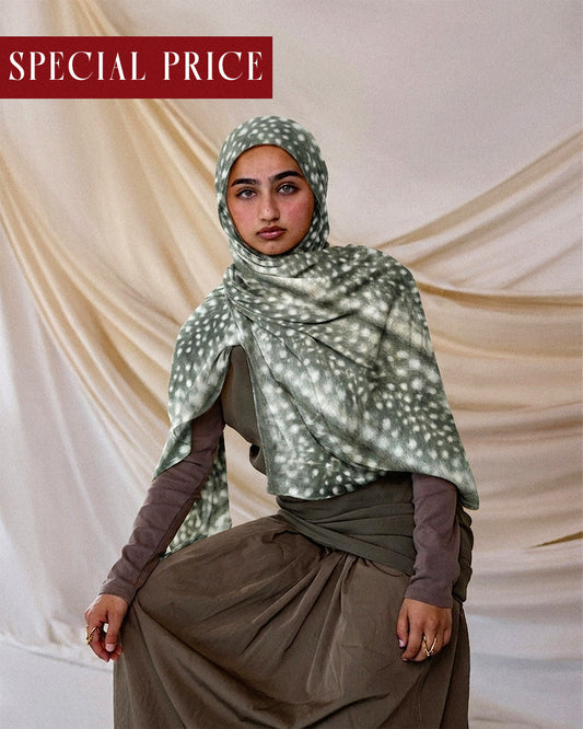 Deer Print Hijab