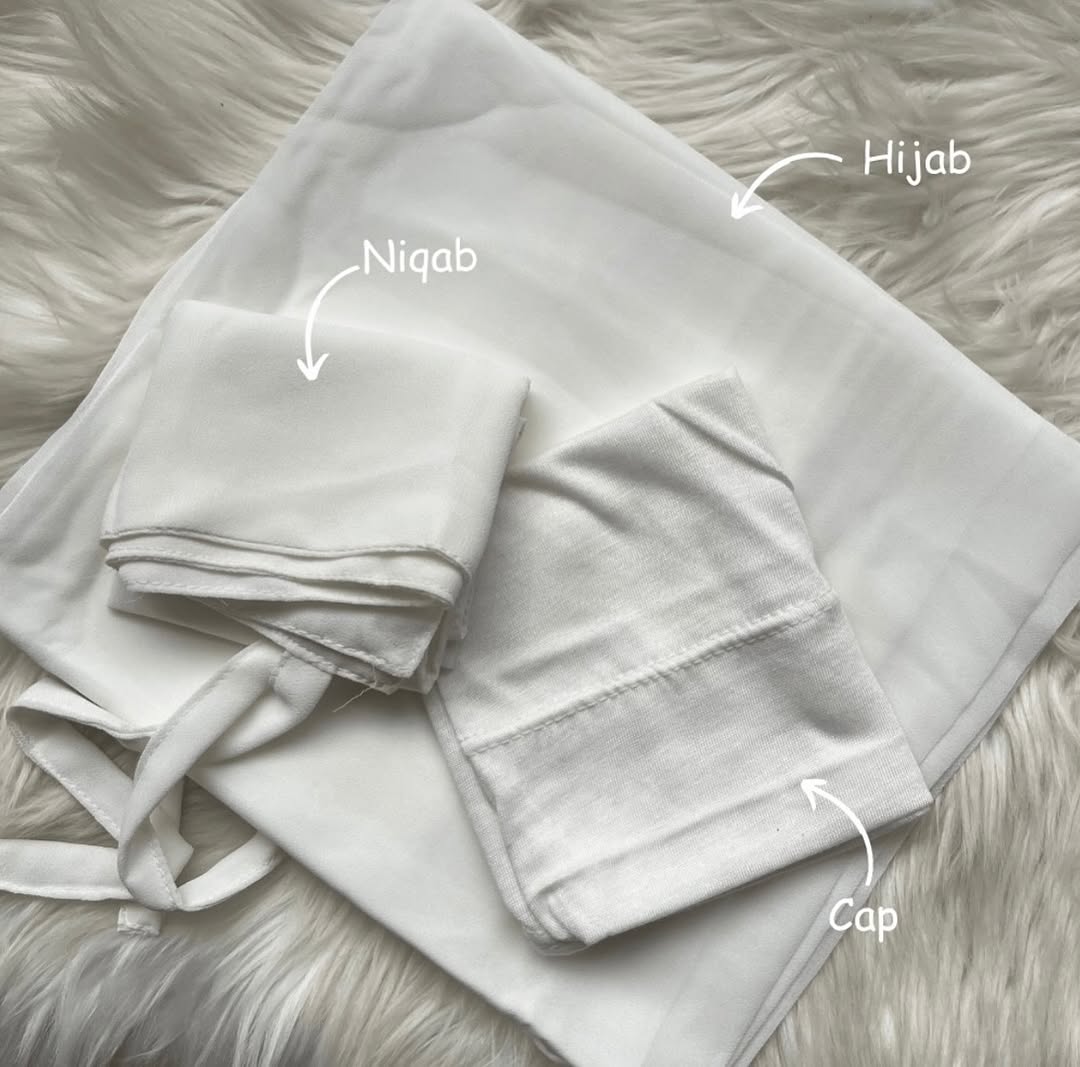 Hijab Niqab & Cap Set