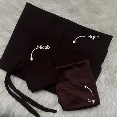 Hijab Niqab & Cap Set