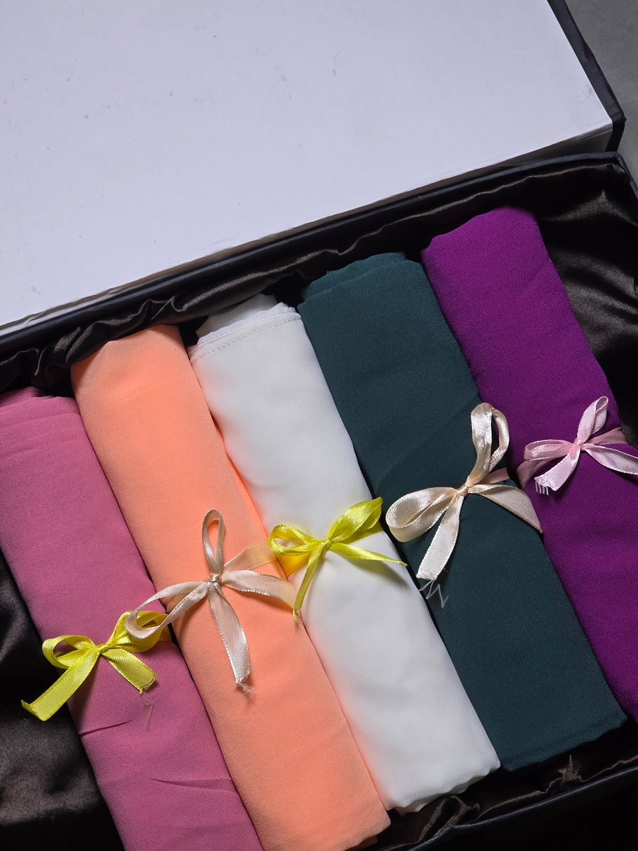Georgette-Bundle of 5