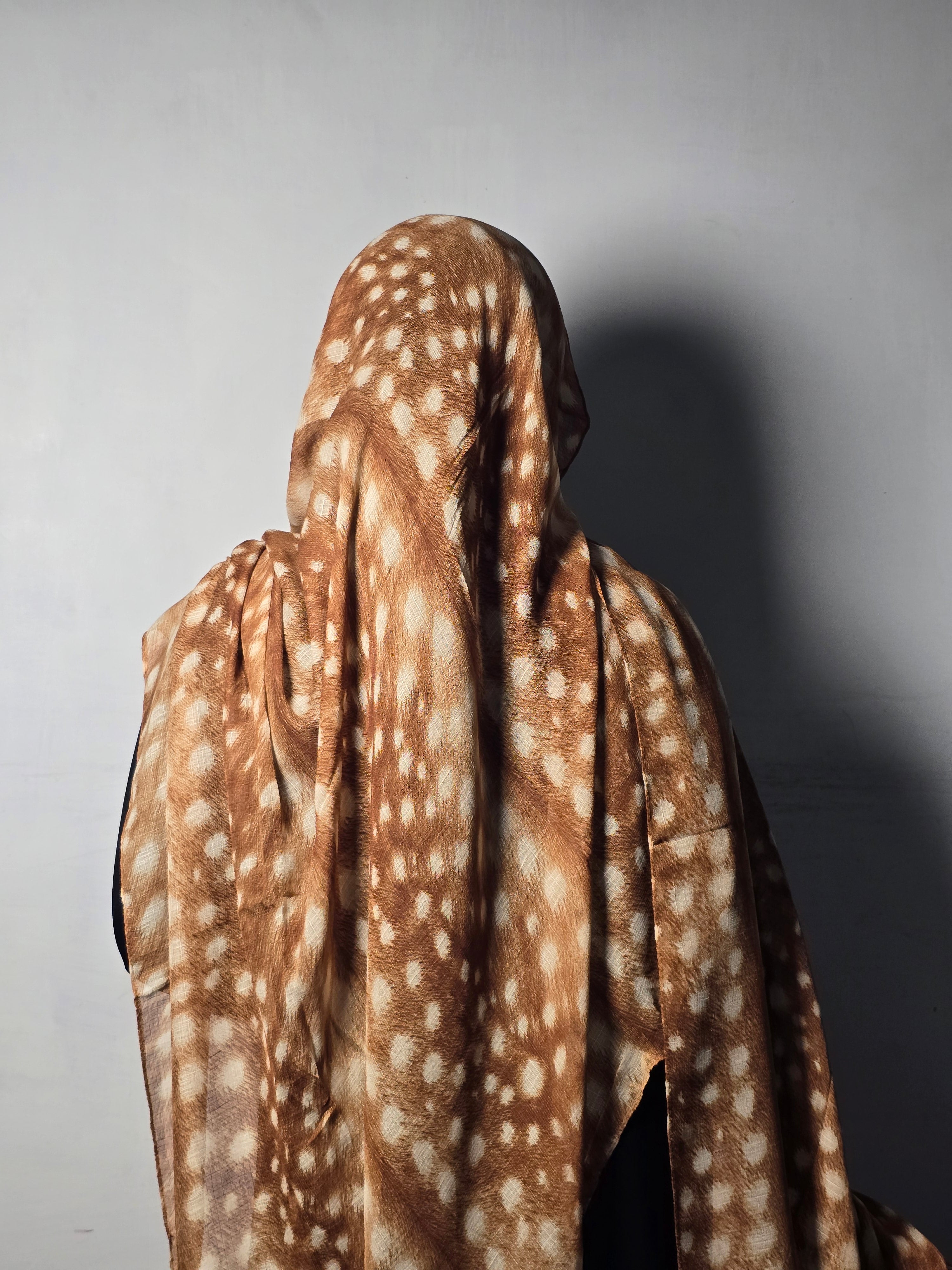 Deer Print Hijab