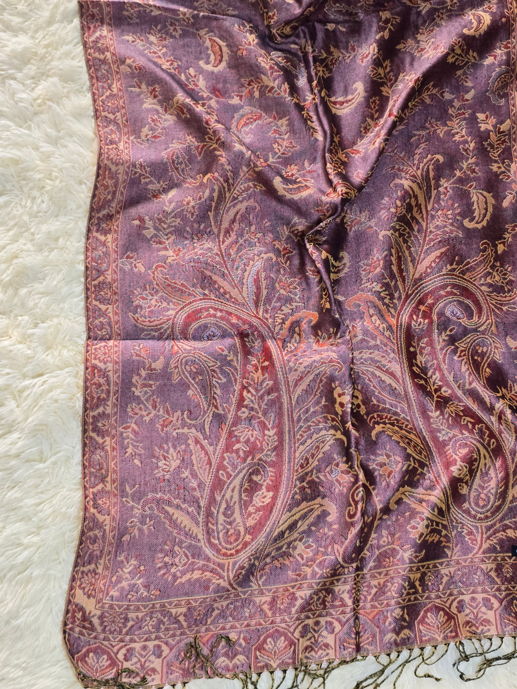 Dusty Mauve Pashmina