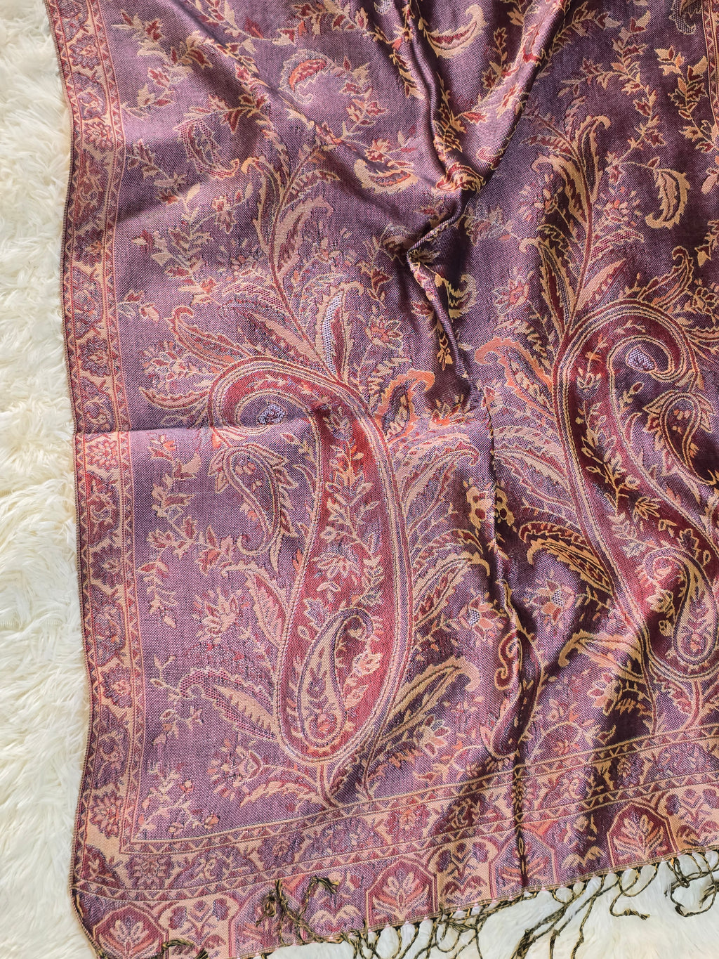 Dusty Mauve Pashmina
