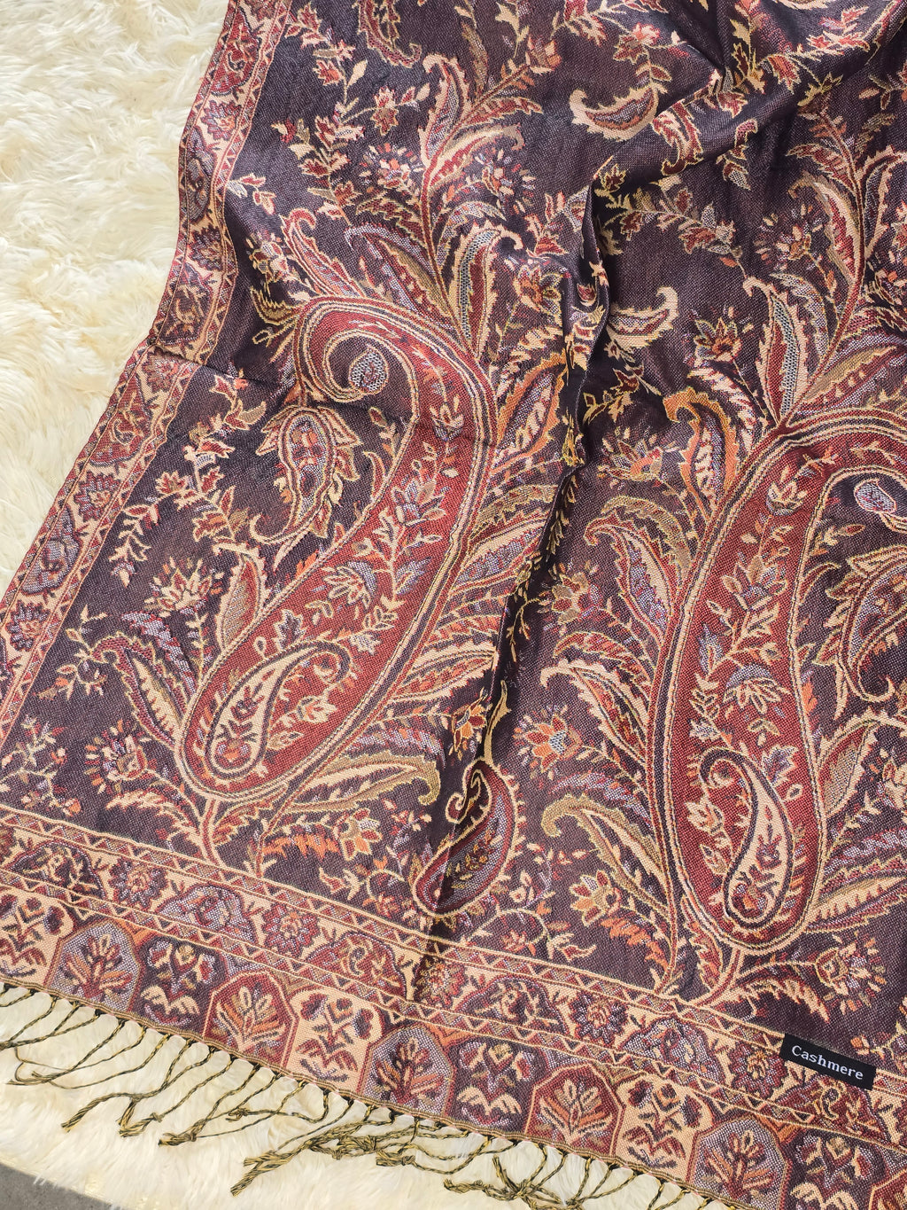 Burgundy Pashmina