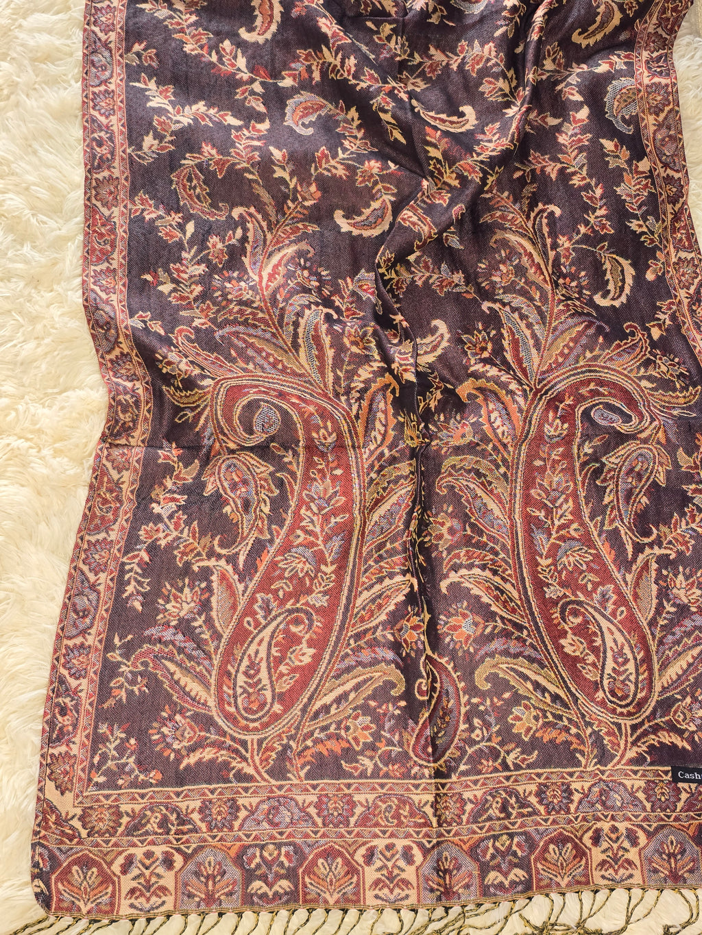 Burgundy Pashmina
