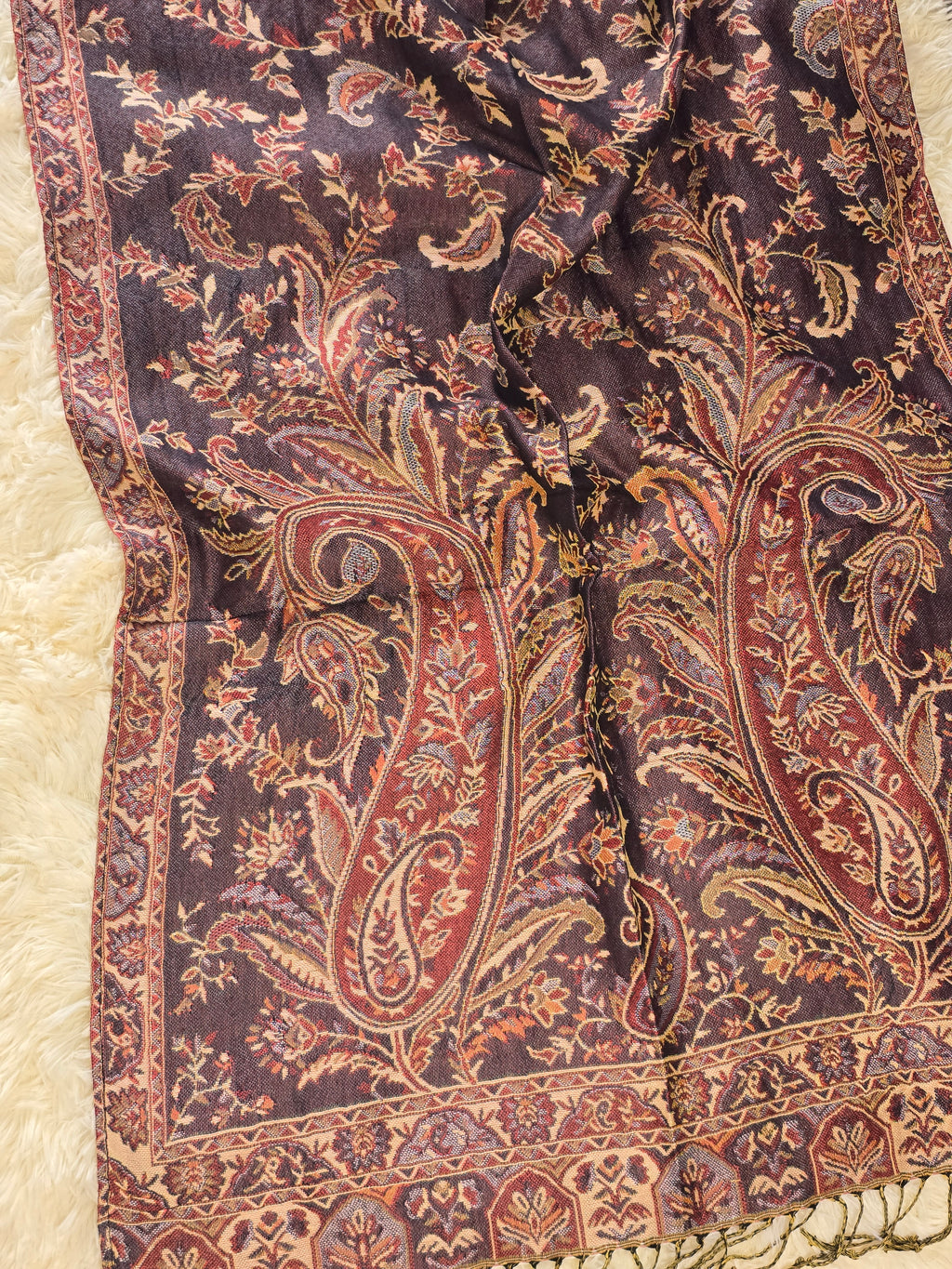 Burgundy Pashmina