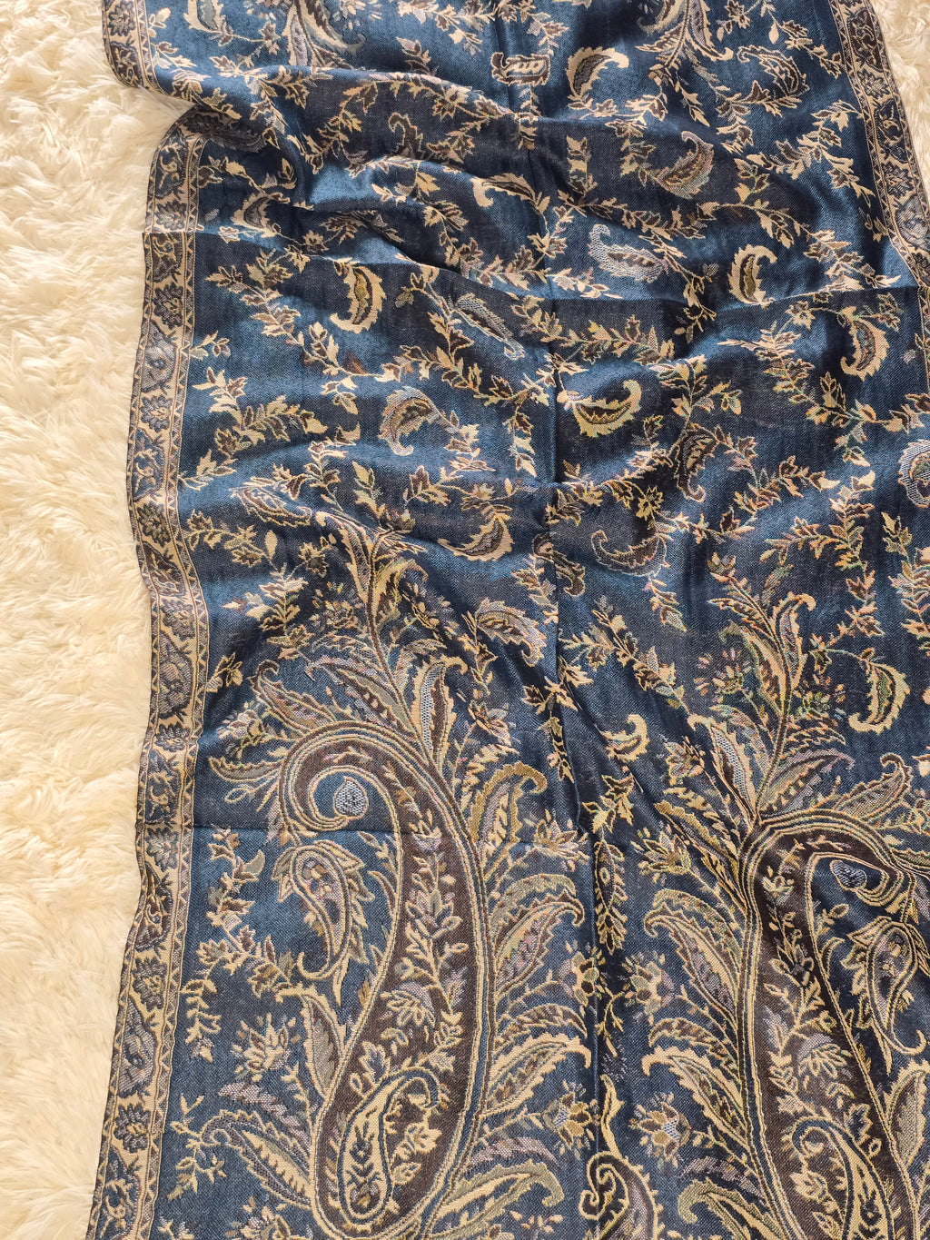 Navy Blue Pashmina