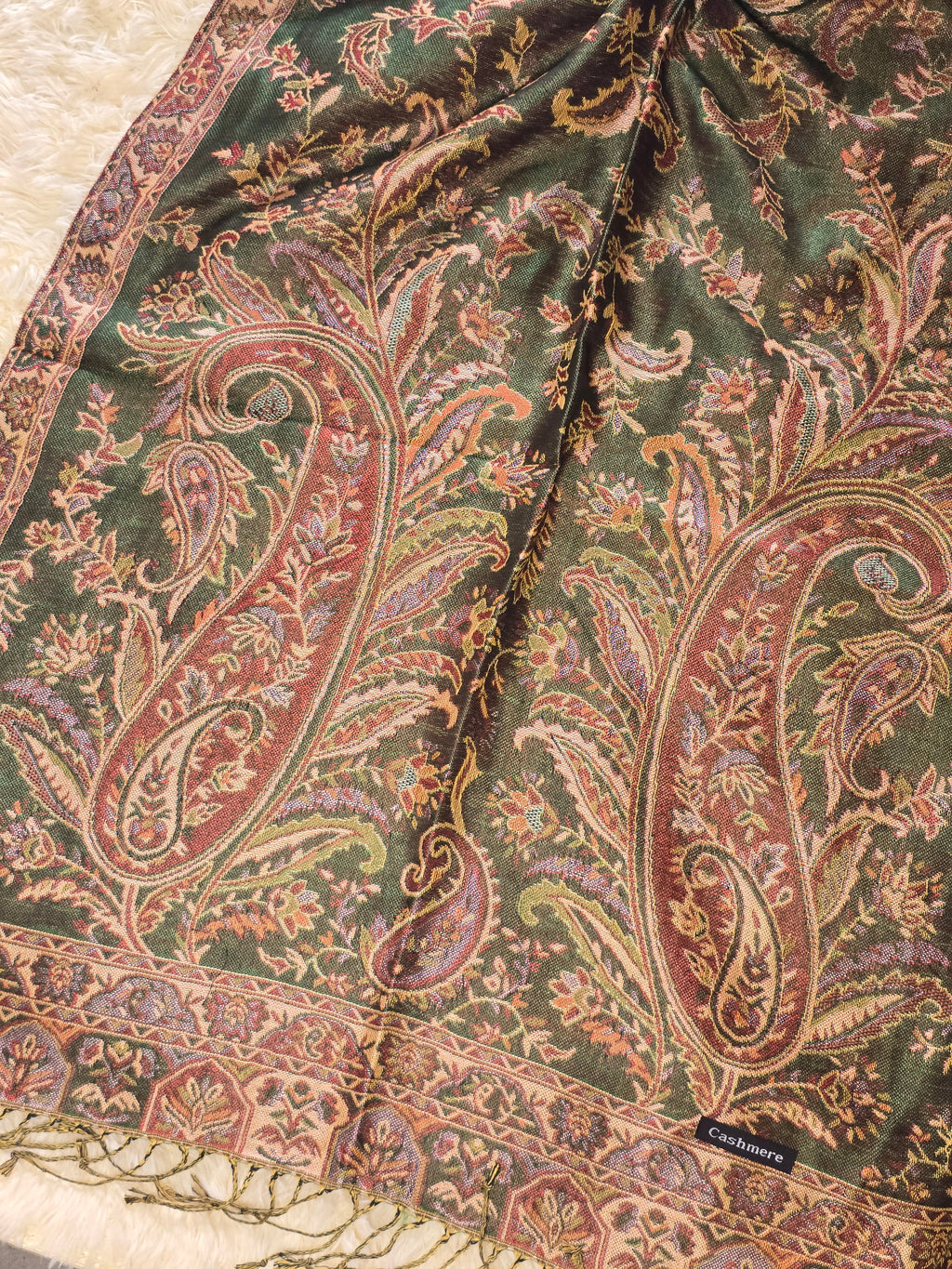 Forest Green Pashmina