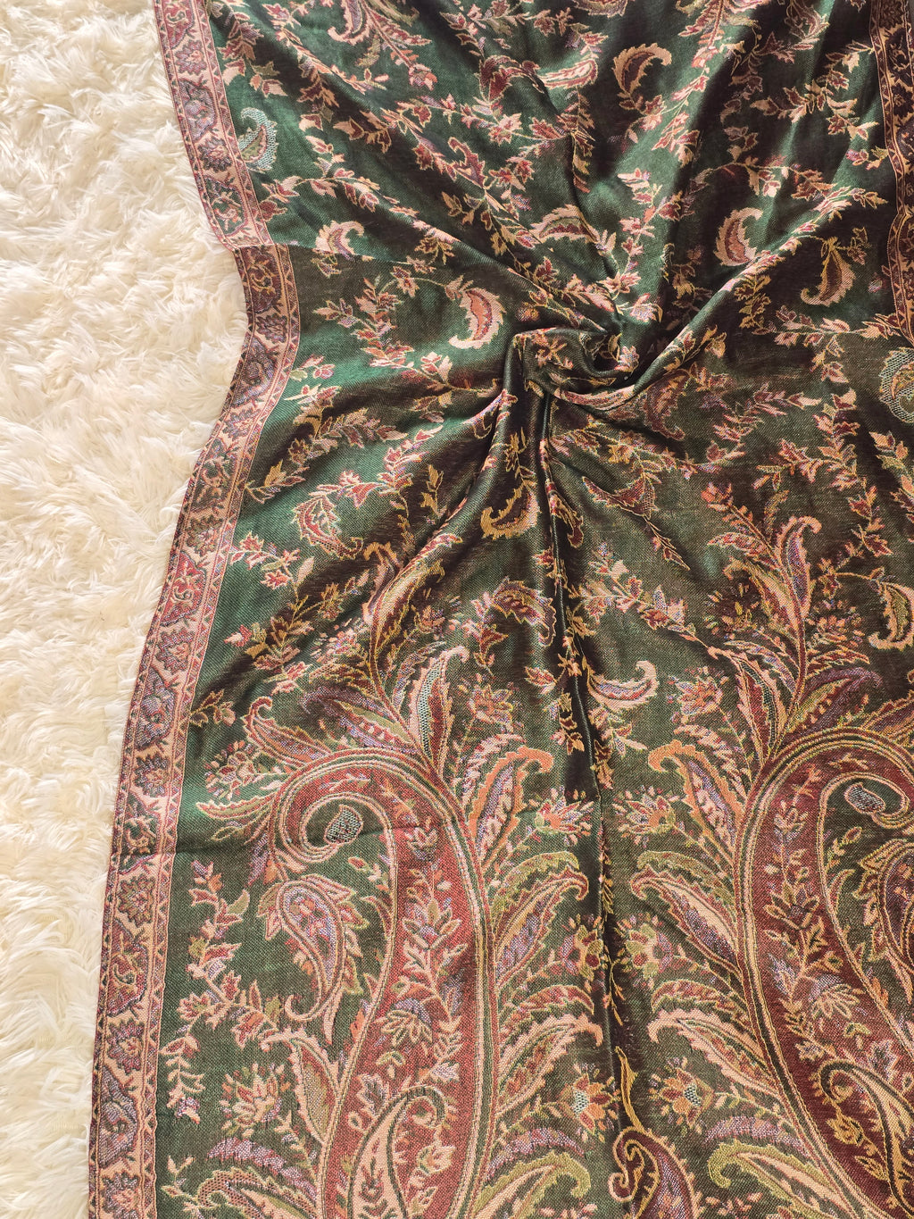 Forest Green Pashmina