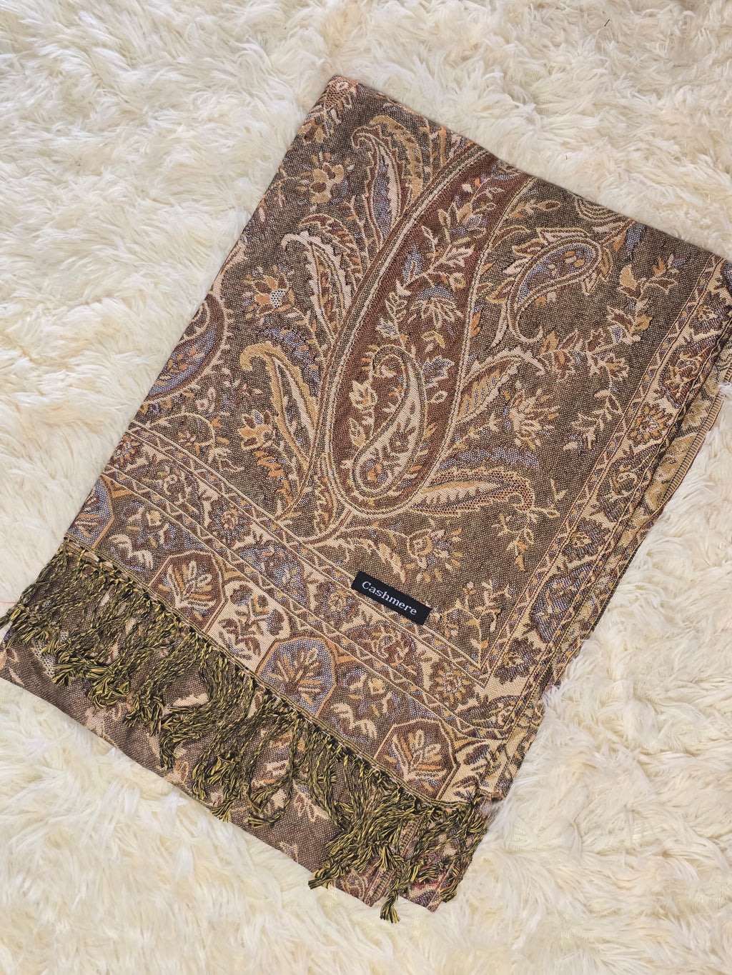 Greyish Brown Pashmina