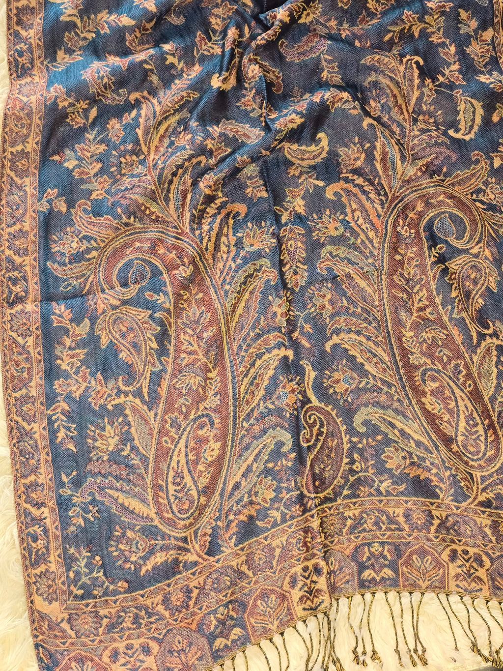 Dusty Teal Pashmina