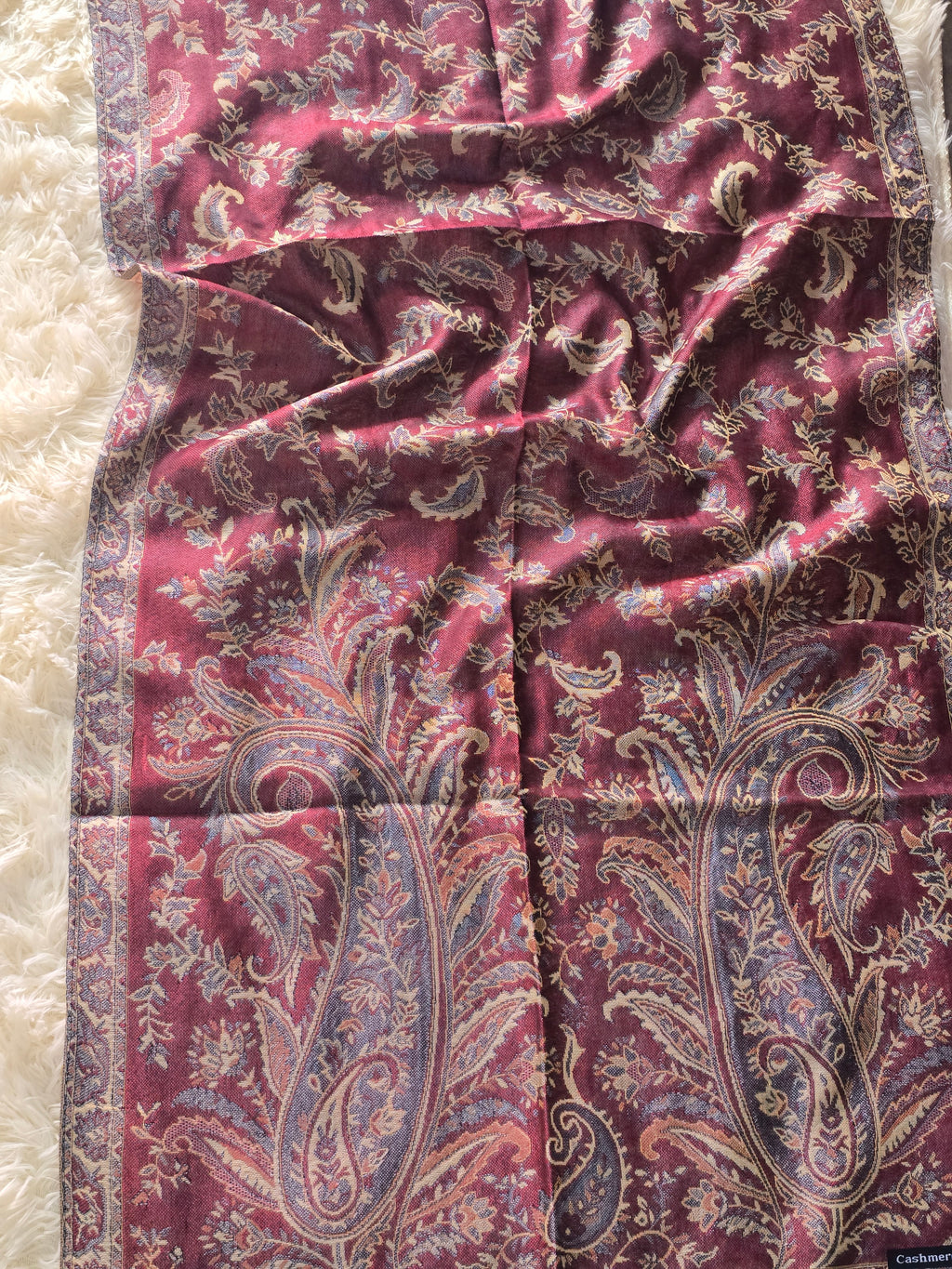 Maroon Pashmina