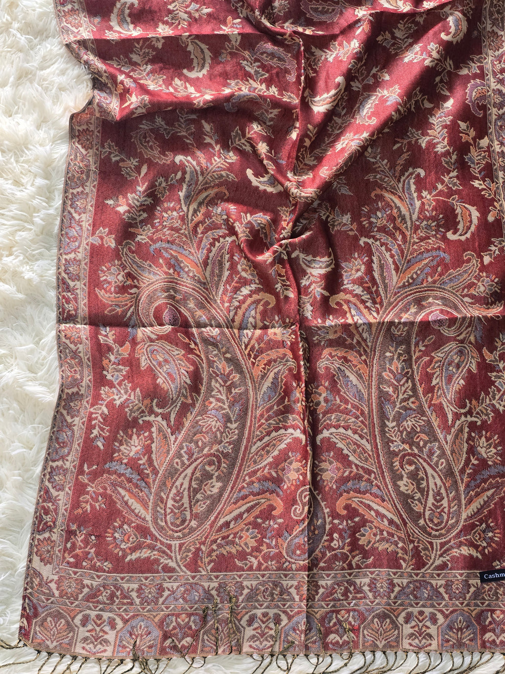 Red Pashmina