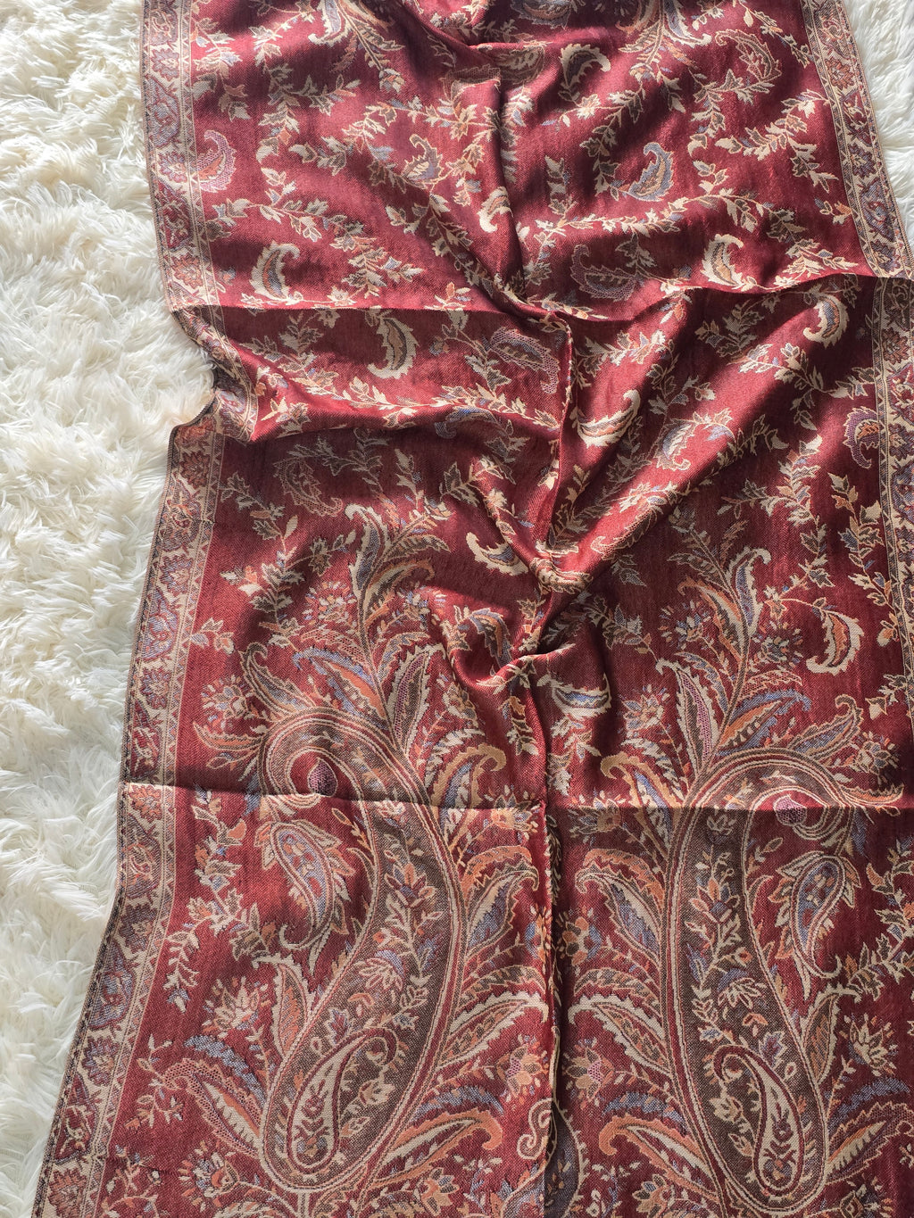 Red Pashmina