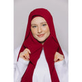 Instant Hijab - Maroon