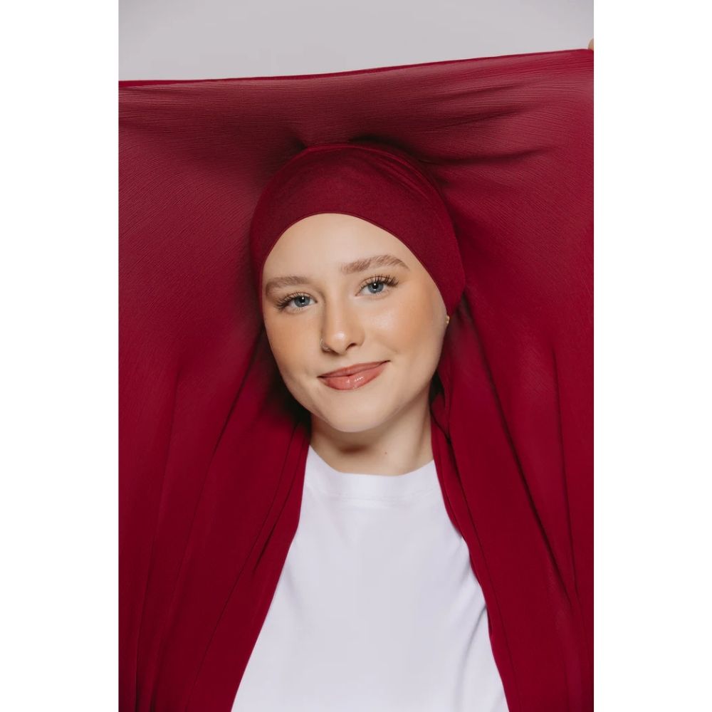 Instant Hijab - Maroon