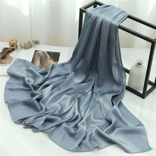 Crinkle Silk Hijab