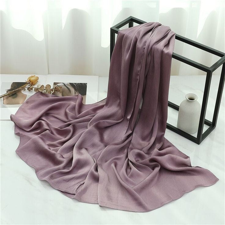Crinkle Silk Hijab