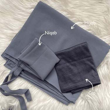 Hijab Niqab & Cap Set
