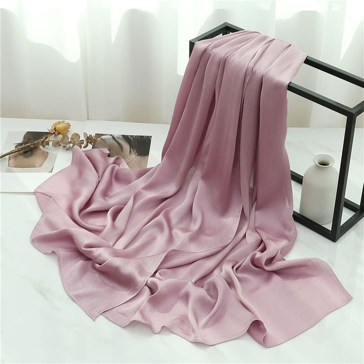 Crinkle Silk Hijab