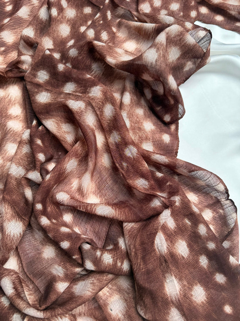 Deer Print Hijab