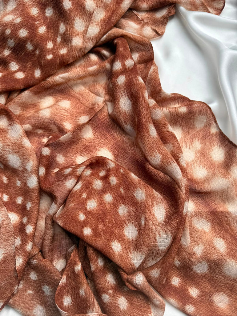 Deer Print Hijab