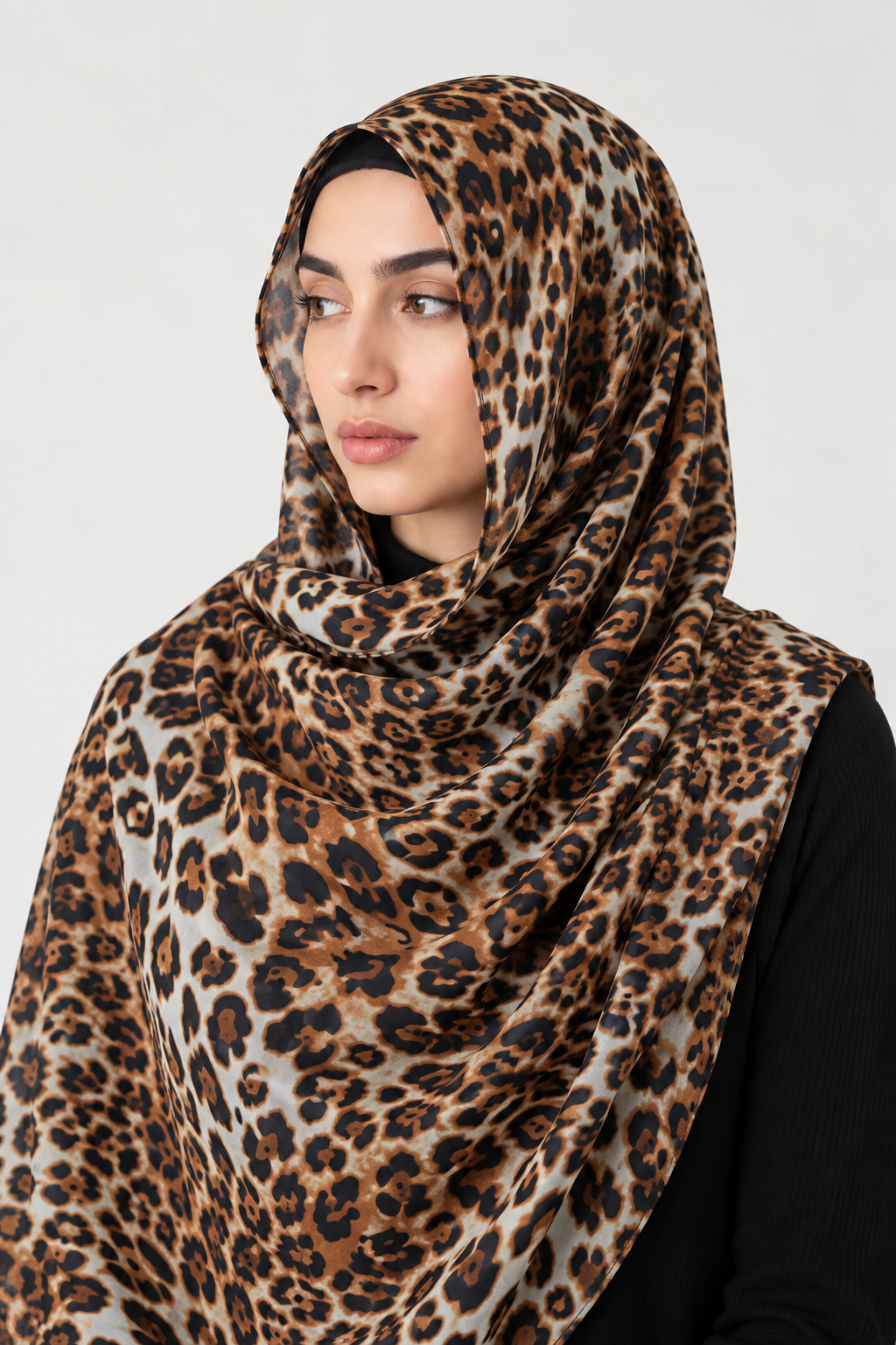 Leopard Print Hijab
